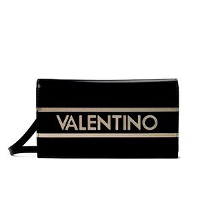 Valentino By Mario Valentino Lena Lavoro Leather Shoulder Bag Women`s Black
